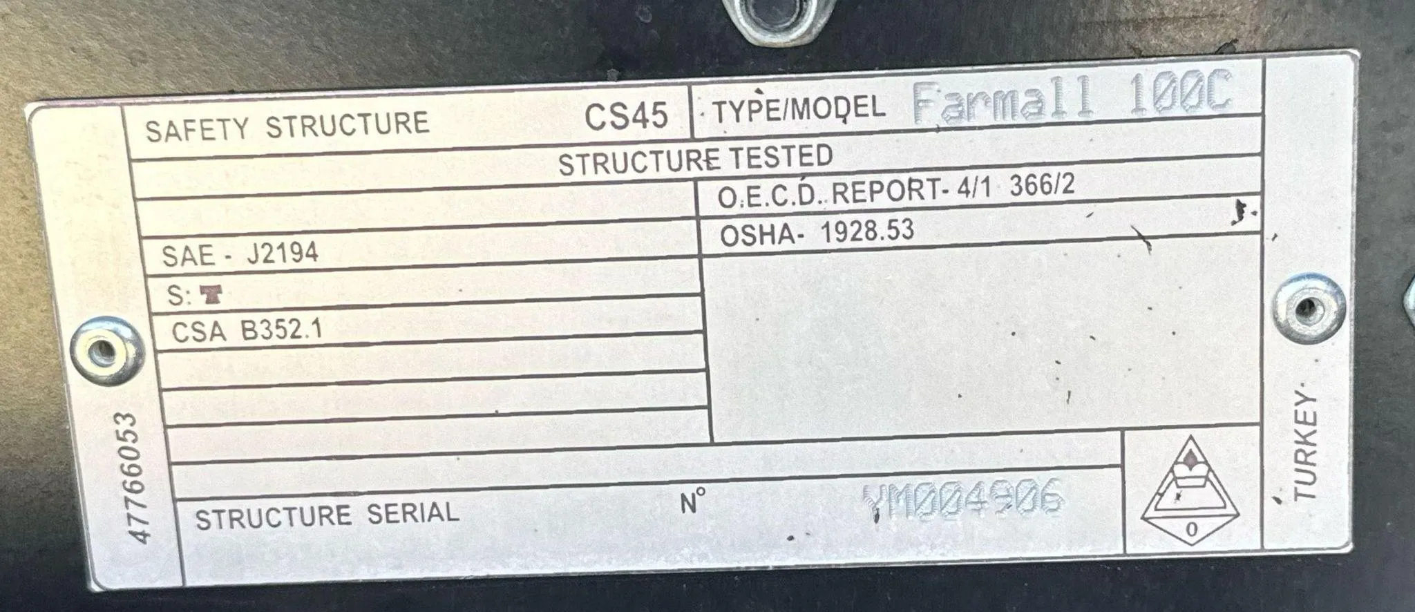 2017 Case IH Farmall 100C MFWD